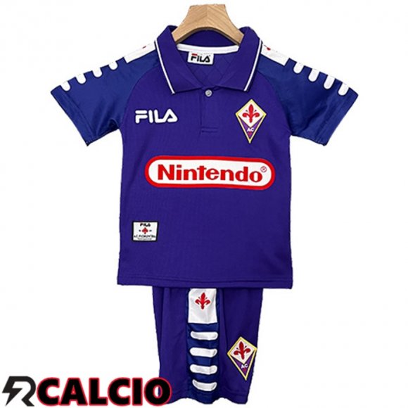 Maglie Calcio ACF Fiorentina Retro Bambino Prima 1998/1999  Maglie Calcio ACF Fiorentina Retro Bambino Prima 1998/1999