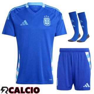 Maglia Nazionale Argentina Seconda (Pantaloncini + Calzini) 2024/2025  Maglia Nazionale Argentina Seconda (Pantaloncini + Calzini) 2024/2025
