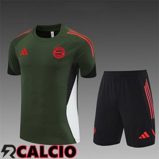 Insieme T Shirt Allenamento Bayern Monaco Bambino Verde 2025/2026