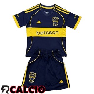 Prima Maglia Boca Juniors Bambino 2025/2026  Prima Maglia Boca Juniors Bambino 2025/2026