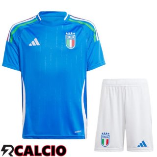 Maglie Calcio Italia Prima + Pantaloncini UEFA Euro 2024