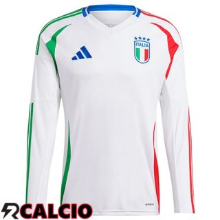Maglie Calcio Italia Seconda Manica Lunga UEFA Euro 2024  Maglie Calcio Italia Seconda Manica Lunga UEFA Euro 2024