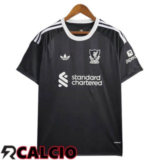 Maglia FC Liverpool Portiere Nero 2025/2026  Maglia FC Liverpool Portiere Nero 2025/2026