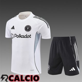 Insieme T Shirt Allenamento Inter Miami CF Bambino Bianco 2025/2026