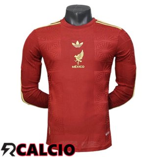 Maglia Messico Special Edition Manica Lunga Rosso 2025/2026  Maglia Messico Special Edition Manica Lunga Rosso 2025/2026