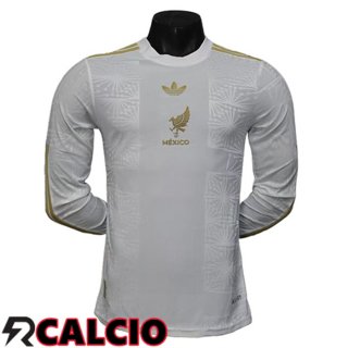 Maglia Messico Gold Cup Edition Manica Lunga Bianco 2025/2026  Maglia Messico Gold Cup Edition Manica Lunga Bianco 2025/2026