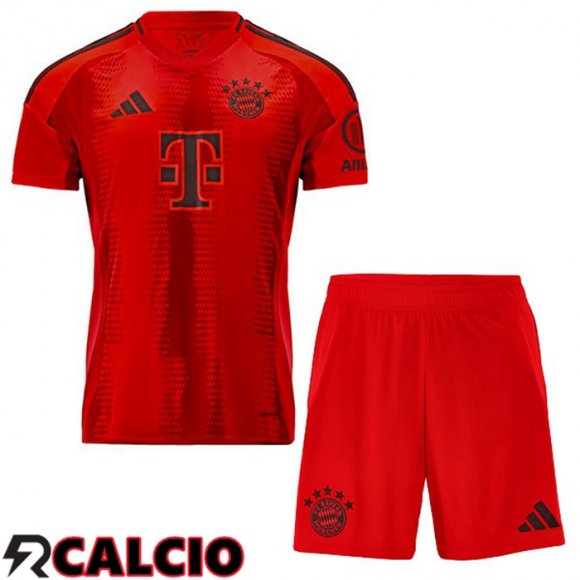 Maglie Calcio Bayern Monaco Bambino Prima Rosso 2024/2025