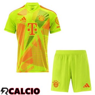 Maglie Calcio Bayern Monaco Bambino Portiere Verde 2024/2025  Maglie Calcio Bayern Monaco Bambino Portiere Verde 2024/2025