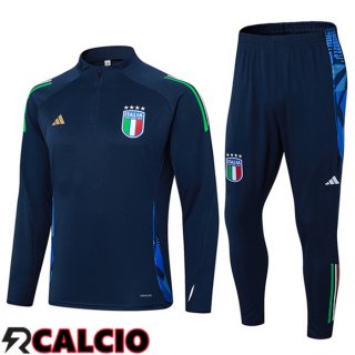 Insieme Tuta Calcio Italia Blu Reale 2024/2025  Insieme Tuta Calcio Italia Blu Reale 2024/2025