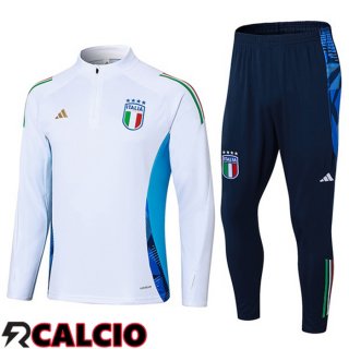 Insieme Tuta Calcio Italia Bianco 2024/2025  Insieme Tuta Calcio Italia Bianco 2024/2025