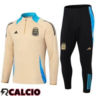 Insieme Tuta Calcio Argentina Giallo 2024/2025  Insieme Tuta Calcio Argentina Giallo 2024/2025
