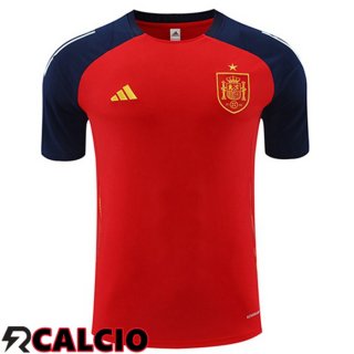 T Shirt Allenamento Spagna Rosso 2024/2025  T Shirt Allenamento Spagna Rosso 2024/2025
