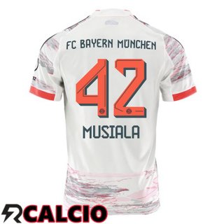 Seconda Maglia Bayern Monaco (Musiala 42) Bianco 2025/2026  Seconda Maglia Bayern Monaco (Musiala 42) Bianco 2025/2026