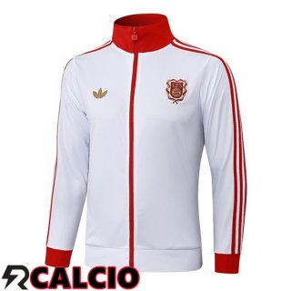 Giacca Calcio Bayern Monaco Bianco 2025/2026  Giacca Calcio Bayern Monaco Bianco 2025/2026