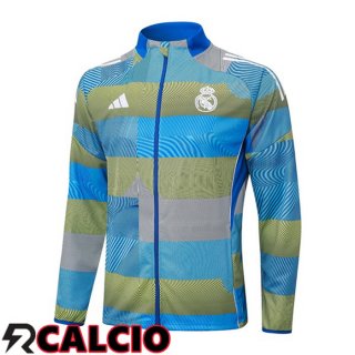 Giacca Calcio Real Madrid Blu 2025/2026  Giacca Calcio Real Madrid Blu 2025/2026