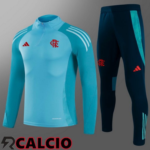 Insieme Tuta Calcio Flamengo Bambino Blu 2025/2026  Insieme Tuta Calcio Flamengo Bambino Blu 2025/2026