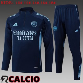 Insieme Tuta Calcio Arsenal Bambino Blu Reale 2025/2026  Insieme Tuta Calcio Arsenal Bambino Blu Reale 2025/2026
