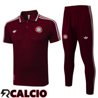 Insieme Polo Bayern Monaco + Pantaloni Marrone 2025/2026