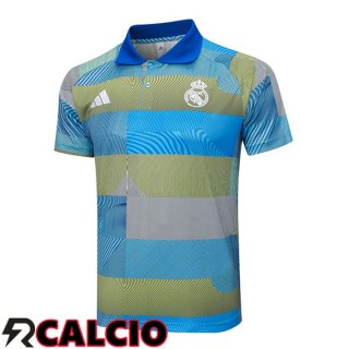 Maglia Polo Real Madrid Blu 2025/2026  Maglia Polo Real Madrid Blu 2025/2026