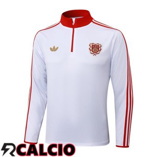 Felpa Allenamento Bayern Monaco Bianco 2025/2026  Felpa Allenamento Bayern Monaco Bianco 2025/2026