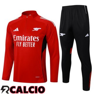 Insieme Tuta Calcio Arsenal Rosso 2025/2026  Insieme Tuta Calcio Arsenal Rosso 2025/2026