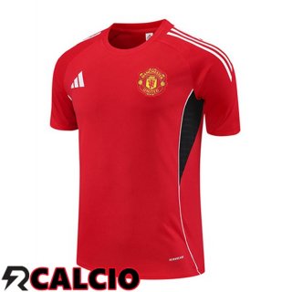 T Shirt Allenamento Manchester United Rosso 2025/2026