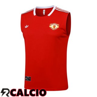 Canotta Allenamento Manchester United Rosso 2025/2026