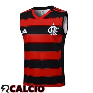 Canotta Allenamento Flamengo Rosso Nero 2025/2026  Canotta Allenamento Flamengo Rosso Nero 2025/2026