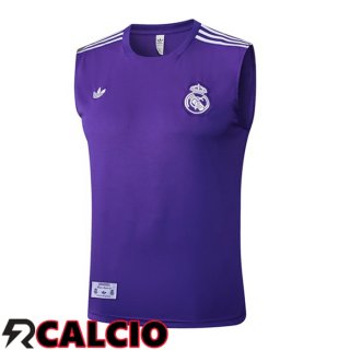 Canotta Allenamento Real Madrid Viola 2025/2026  Canotta Allenamento Real Madrid Viola 2025/2026