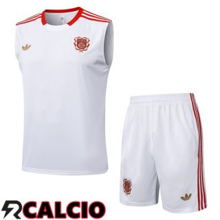 Canotta Allenamento Bayern Monaco + Pantaloncini Bianco 2025/2026