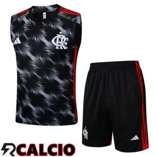 Canotta Allenamento Flamengo + Pantaloncini Nero 2025/2026  Canotta Allenamento Flamengo + Pantaloncini Nero 2025/2026