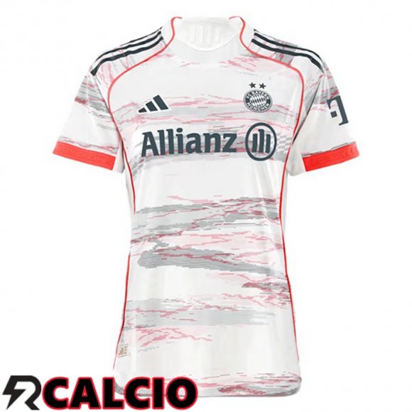 Seconda Maglia Bayern Monaco Donna Bianco 2025/2026