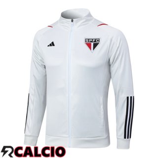 Giacca Calcio Sao Paulo FC Bianco 2023/2024  Giacca Calcio Sao Paulo FC Bianco 2023/2024