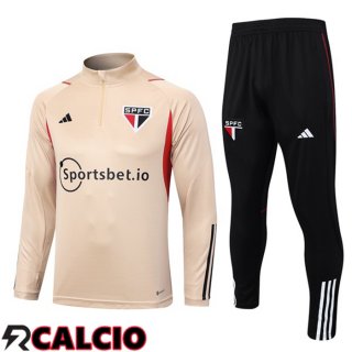 Insieme Tuta Calcio Sao Paulo FC Marrone 2023/2024