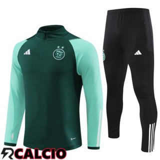 Insieme Tuta Calcio Algeria Verde 2023/2024  Insieme Tuta Calcio Algeria Verde 2023/2024