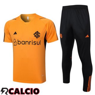 T Shirt Allenamento SC Internacional + Pantaloni Arancia 2023/2024
