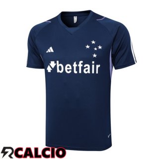T Shirt Allenamento Cruzeiro EC Blu Reale 2023/2024