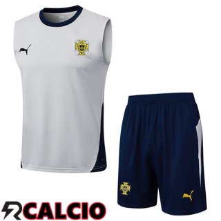 Canotta Allenamento Portogallo + Pantaloncini Grigio 2025/2026  Canotta Allenamento Portogallo + Pantaloncini Grigio 2025/2026