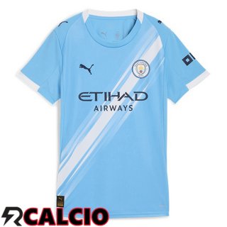 Prima Maglia Manchester City Donna Blu 2025/2026  Prima Maglia Manchester City Donna Blu 2025/2026