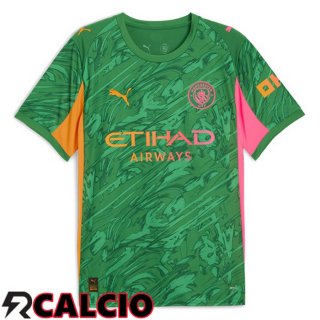 Maglia Manchester City Portiere Verde 2025/2026  Maglia Manchester City Portiere Verde 2025/2026