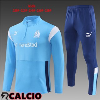 Insieme Tuta Calcio Marsiglia Bambino Blu 2023/2024