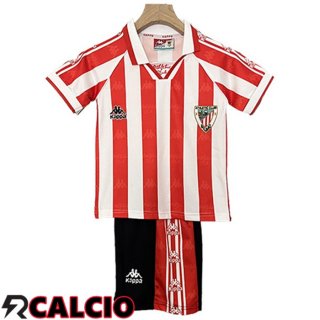 Maglie Calcio Athletic Bilbao Retro Bambino Prima 1995/1997