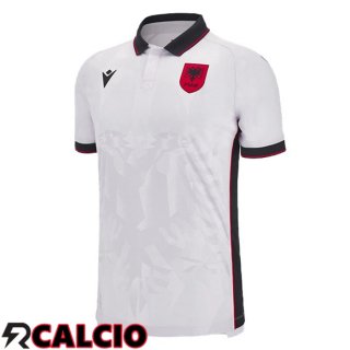 Maglie Calcio Albania Seconda Bianco 2023/2024  Maglie Calcio Albania Seconda Bianco 2023/2024