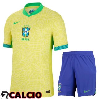 Maglia Nazionale Brasile Prima + Pantaloncini 2024/2025