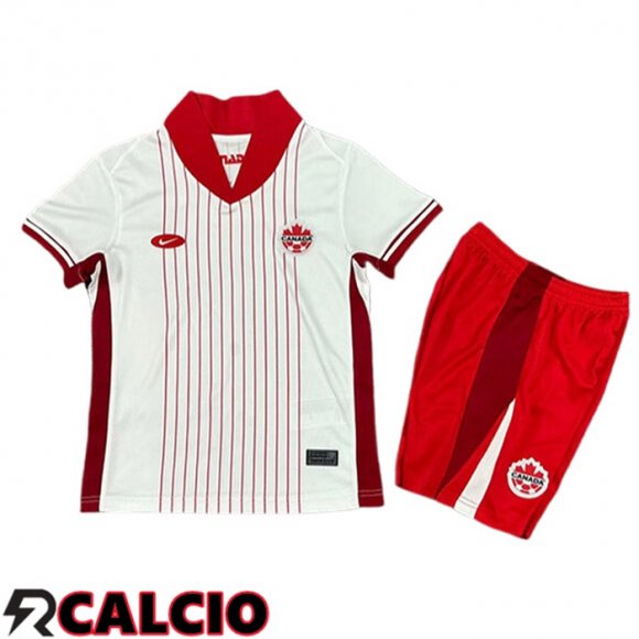 Maglie Calcio Canada Bambino Seconda UEFA Euro 2024  Maglie Calcio Canada Bambino Seconda UEFA Euro 2024