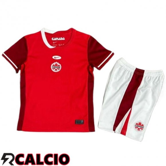 Maglie Calcio Canada Bambino Prima UEFA Euro 2024  Maglie Calcio Canada Bambino Prima UEFA Euro 2024