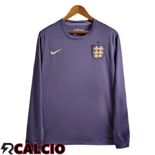 Maglie Calcio Inghilterra Seconda Manica Lunga 2024/2025  Maglie Calcio Inghilterra Seconda Manica Lunga 2024/2025