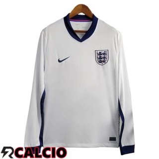 Maglie Calcio Inghilterra Prima Manica Lunga 2024/2025  Maglie Calcio Inghilterra Prima Manica Lunga 2024/2025
