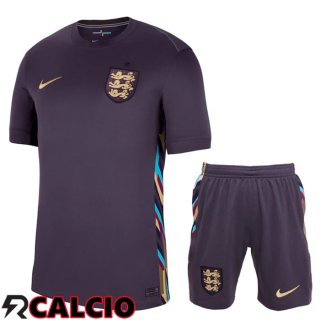 Maglie Calcio Inghilterra Seconda + Pantaloncini UEFA Euro 2024