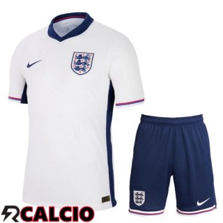 Maglie Calcio Inghilterra Prima + Pantaloncini UEFA Euro 2024